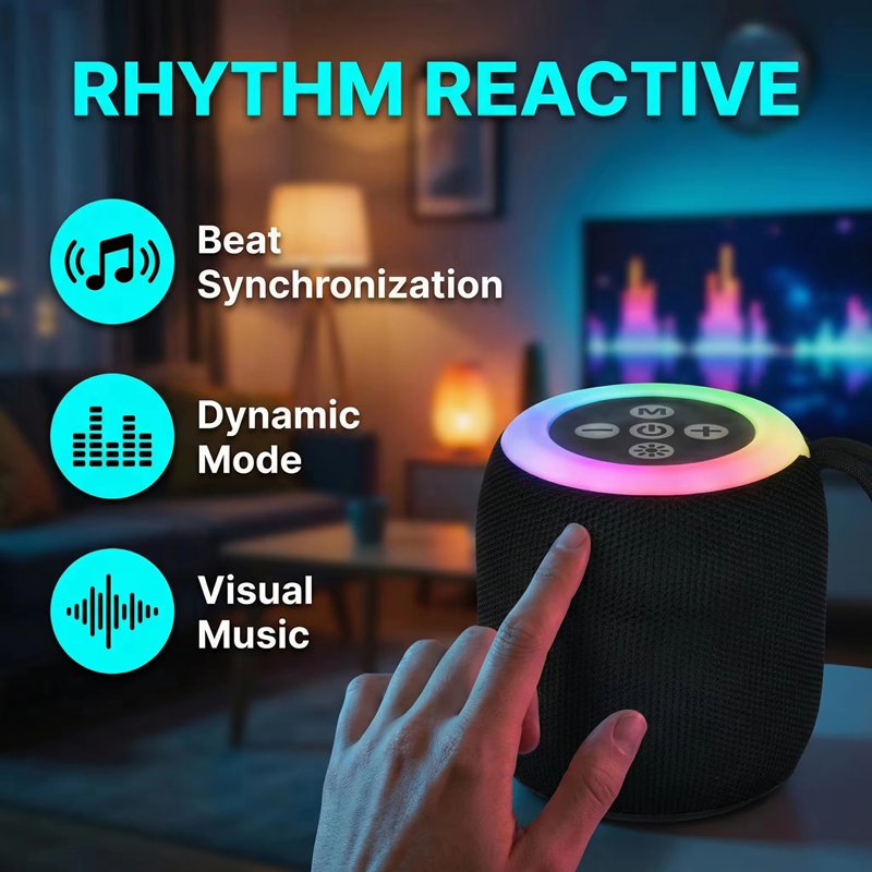 Google Speaker Nest Audio - Lenovo Mini Bluetooth-luidspreker met draagkoord Draagbare