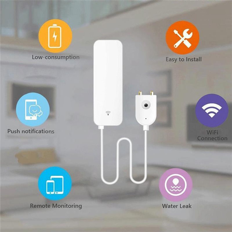 SYW-Tuya WIFI Wateroverloopala - Water Alarm Sensor recensie en prijs